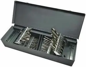 GREENFIELD THREADING 330086 36pc HSS GP Bright Plug Hand Tap & Bright Jobber