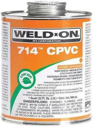 WELD-ON 13978 CPVC Orange Heavy Bodied Pint