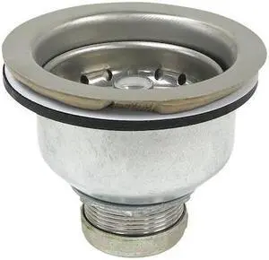 PERFECT PUTTY 59-3180 SinkStrainer,D1-1/2",SS,GalvS,Chrome