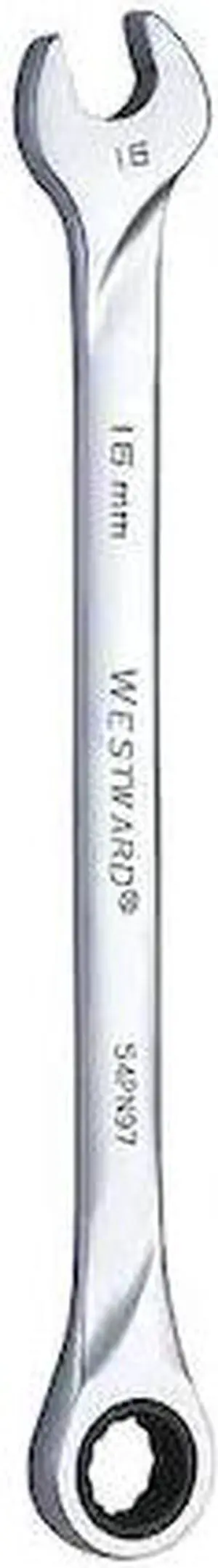 WESTWARD 54PN97 Wrench,Combination/Extra Long,Metrc,16m