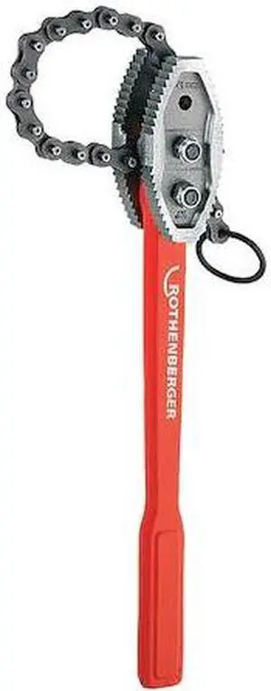 ROTHENBERGER 70246 Chain Pipe Wrench,48" Overall Length