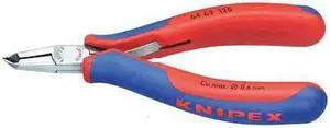 KNIPEX 64 62 120 End Cutting Nipper,4-3/4 in.,Bevel Cut