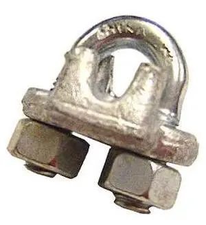 US CARGO CONTROL GDFWRC1 1" Galvanized Drop Forged Wire Rope Clips