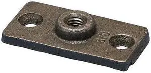 ZORO SELECT 365M0050EG Plate,3 1/2 In,Electro-Zinc Plated