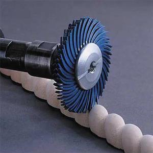 SCOTCH-BRITE 61500176096 Radial Bristle Disc,TC,3In Dia,220G,PK80