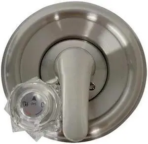 DANCO 9D00010004 Shower Trim Kit 7-1/2", Plastic, Brushed Nickel