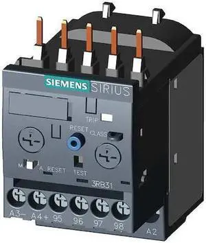 SIEMENS 3RB31134TB0 Overload Relay,4.60 to 16A,3P,NEMA S00
