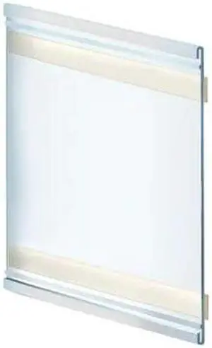 AZAR DISPLAYS 199624 6"W x 7"H Adhesive-Back Nameplate, PK10