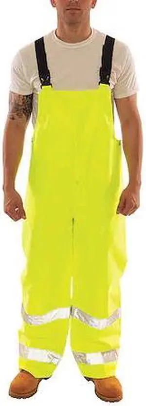 TINGLEY O24122 Rain Bib Overall, Polyester/Polyurethane, 29 in Inseam, 36 in to