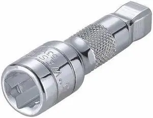 WESTWARD 53YV74 Socket Extension 1/2" Dr, 3 in L, Chrome