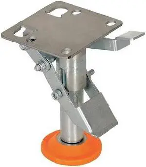 VESTIL FL-LKL-4 Floor Lck,Top Plate,4-3/4 in H,4 in Cstr