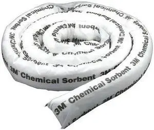 3m Absorbent Boom, Universal, 12 gal., 12 ft., Polyester, Polypropylene P-212