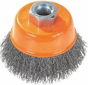 WALTER SURFACE TECHNOLOGIES 13D302 Cup Brush Crimped 3"d X M14