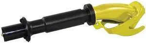 WAVIAN JC00SSY Rigid Spout, Plastic/Steel, Yellow, 1 in Dia.