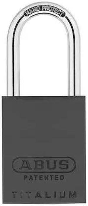 ABUS 83AL/40 (200) KA Titanium Padlock, Keyed Alike, Long Shackle, Rectangular