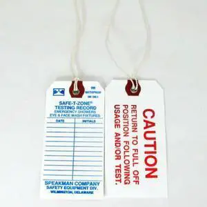 SPEAKMAN RPG99-0094 RPG99-0094 Maintenance Tags for Safety Products