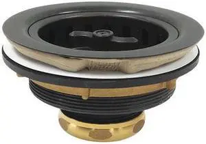 PERFECT PUTTY 59-3224 Sink Strainer,Polished Brass,5" L