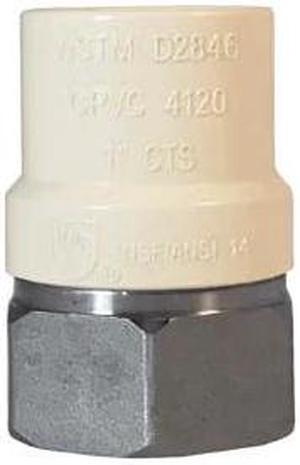 LEGEND VALVE 302-446 1-1/4 FIP X CPVC SS TRANS FTG