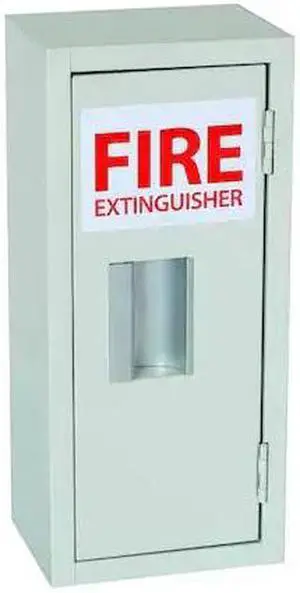 ZORO SELECT 35GX42 Fire Extinguisher Cabinet, Surface Mount, 17 15/16 in