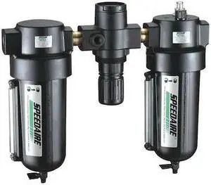 SPEEDAIRE 4ZM01 Filter/Regulator/Lubricator, 5 to 150 psi