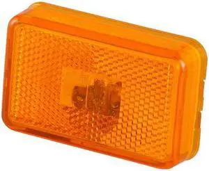 GROTE 45233 Marker Lamp,Knapheide Style,Yellow