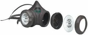 MOLDEX 8002 Half Mask Respirator, 8000, Not Rated, Snap-In Gasket, Size M 0