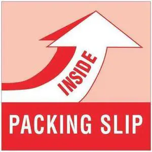 TAPE LOGIC DL1180 Tape Logic® Labels, "Packing Slip Inside", 4" x 4",