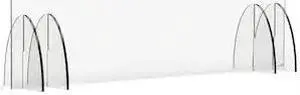 ROSSETO SERVING SOLUTIONS AG018 Avant Guarde 48x40 Acrylic Sneeze Guard, 1 EA