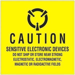 TAPE LOGIC DL9100 Tape Logic® Labels, "Sensitive Electronic Devices", 4" x 4",