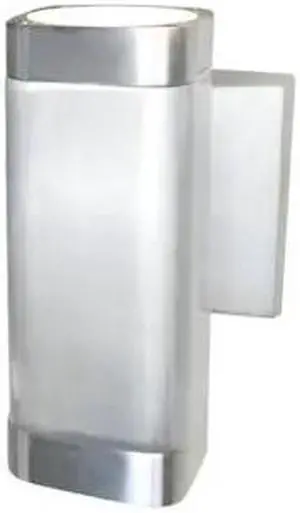 MAXIM LIGHTING 86109AL Lightray LED 2-Light 4" Wide Brushed Aluminum Outdoor MAXIM LIGHTING 86109AL Lightray LED 2-Light 4" Wide Brushed Aluminum Outdoor