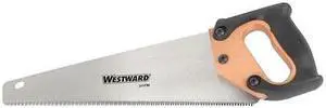 WESTWARD 21HT84 Hand Saw,Short Cut,15 in,7 TPI