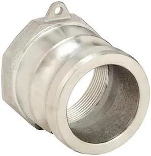 ZORO SELECT 3LW93 1" Male Adapter x FNPT 316 SS Adapter