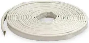 ZORO SELECT 2RRR7 Gasketing,20 ft.,White,Silicone