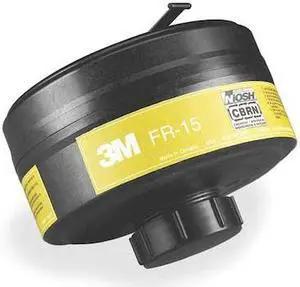 3M FR-15-CBRN Canister,Olive,PK4