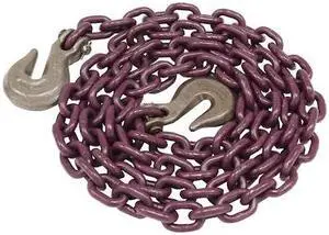 US CARGO CONTROL TC5825100 Tie Down Chain Assembly 5/8" x 25' w/ Clevis Grab