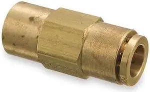 EATON WEATHERHEAD 1866X4X4 Female Connector,1/4-18,1/4 In Tube Sz