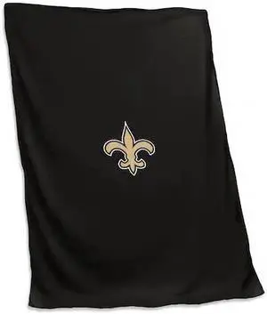 LOGO BRANDS 620-74 New Orleans Saints Sweatshirt Blanket