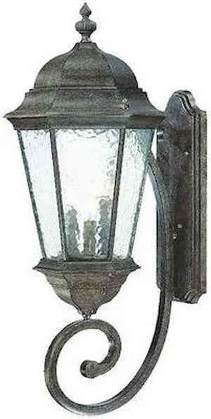ACCLAIM LIGHTING 5521BC Wall Light,Black Coral,3-Light ACCLAIM LIGHTING 5521BC Wall Light,Black Coral,3-Light