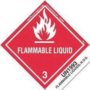 LABELMASTER HSN8000 Flammable Liquid Label,UN1993,PK500
