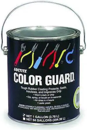 LOCTITE 338128 Rubber Protectant Color Guard,Blue,1 gal