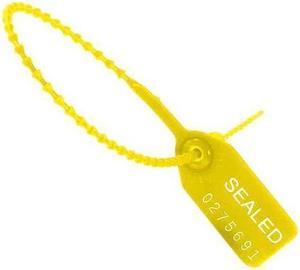 PARTNERS BRAND SE1009Y Pull Tight Seals, 15", Yellow, 100/Case
