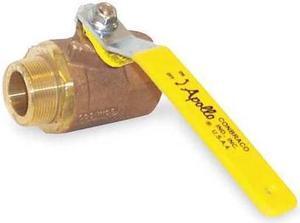 APOLLO 7080301 1/2" FNPT x MNPT Bronze Ball Valve Inline