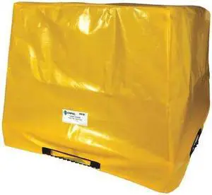 ENPAC 5116-TARP Tarp Cover, 56 1/2 in x 56 1/2 in x 44 in, 44 in, Yellow, HDPE
