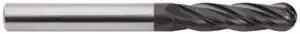 M.A. FORD 140L1875GX Tuffcut Gp 4 Flute Ball Nose End Mill, 03654