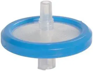 ZORO SELECT 11L851 Syringe Filter,PVDF,0.45um,30mm,PK30 (Formerly Lab Safety