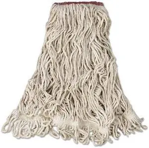 RUBBERMAID COMMERCIAL FGD21306WH00 Super Stitch Blend Mop Head, Large,