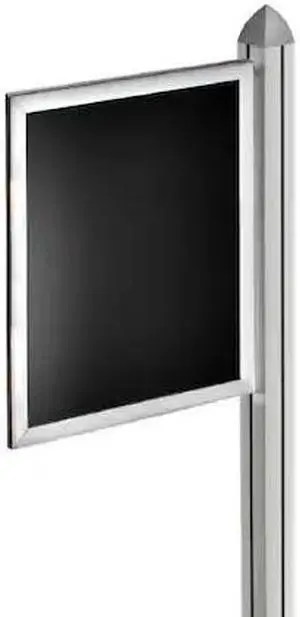 AZAR DISPLAYS 300275-SLV 11" x 17" Double-Sided Slide-in Frame for Sky Tower