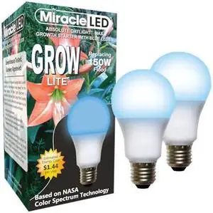 MIRACLE LED 602125 Blue Spectrum Hydroponic LED Ultra Grow Light Replacing
