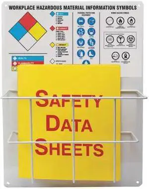 ACCUFORM ZRS349 Right to Know Center, Workplace Hazardous Material Information