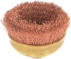 AMPCO SAFETY TOOLS CB-30-CT Crimped Wire Cup Wire Brush, 3", 0.014"